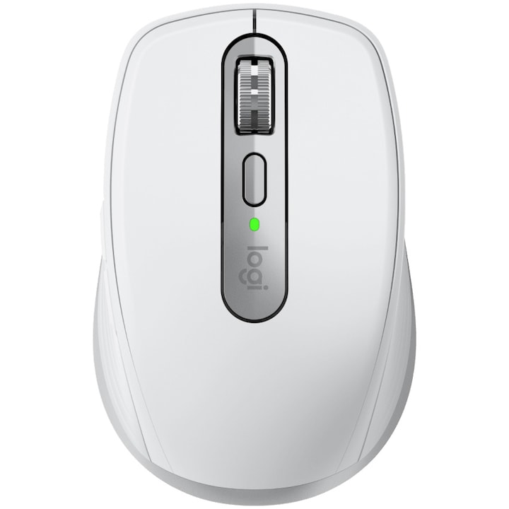 Безжична мишка Logitech MX Anywhere 3S за Mac, Bluetooth, Scroll MagSpeed, Multidevice, USB-C, Pale Grey