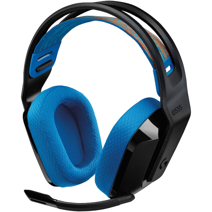 Слушалки Gaming Logitech G535 Lightspeed, Безжични, Черен