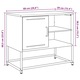 Dulap TV vidaXL, roz, 68x39x60,5 cm, otel, 10.3 kg