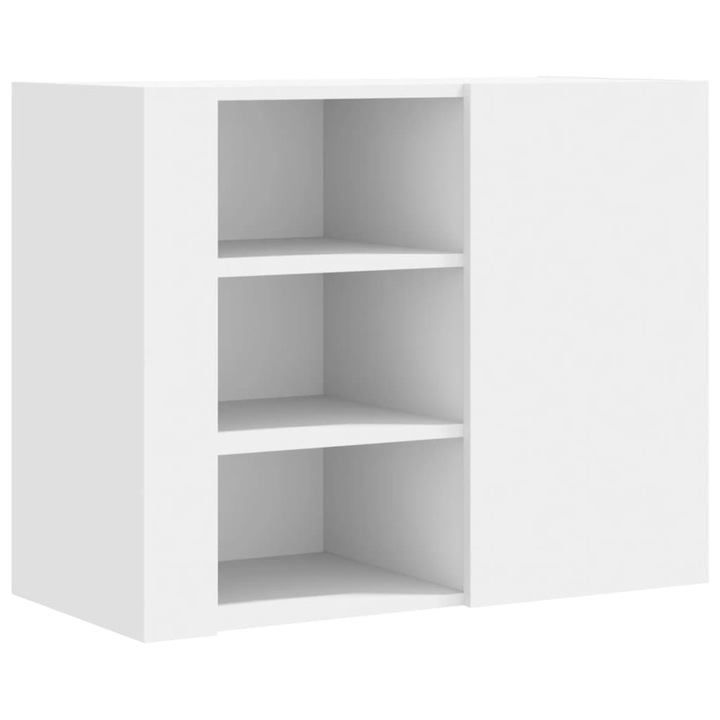 VidaXL fehér szerelt fa faliszekrény 75 x 35 x 60 cm 20.9 kg