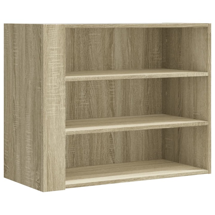 VidaXL sonoma tölgy színű szerelt fa faliszekrény 75 x 35 x 60 cm 16.05 kg