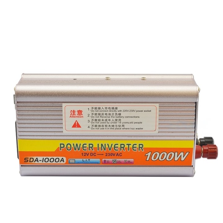 Feszültséginverter, SDA1000A, 1000W, 12V