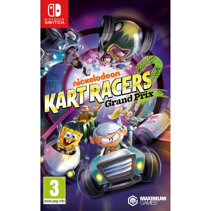 Licenta Joc Nickelodeon Kart Racers 2 Grand Prix Nintendo Switch Key (Cod Activare Instant)