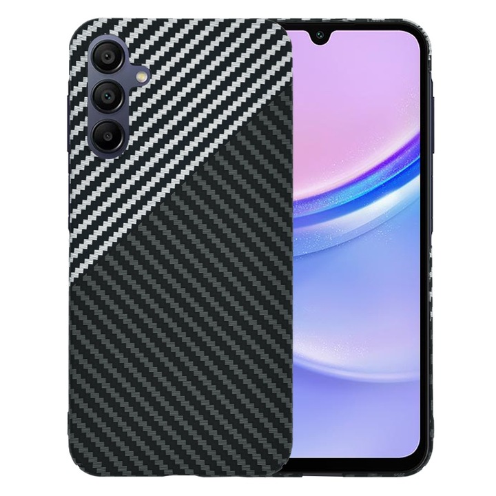 Калъф с висока защита за Samsung Galaxy A15 4G/A15 5G, Timacondesign, U17, твърда пластмаса, Stealth Titanium Grey