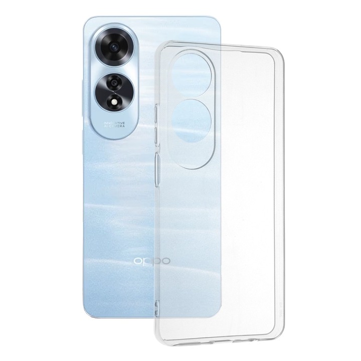 Кейс за Oppo A60 - Clear Silicone - Прозрачен