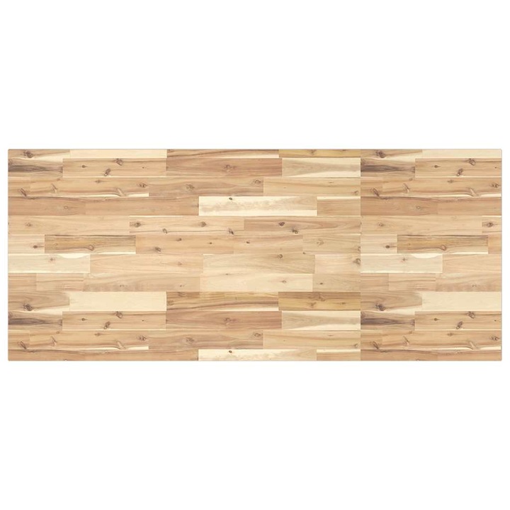 Blat de masa vidaXL, 120x60x2 cm, dreptunghiular, lemn masiv de acacia, 8.1 Kg