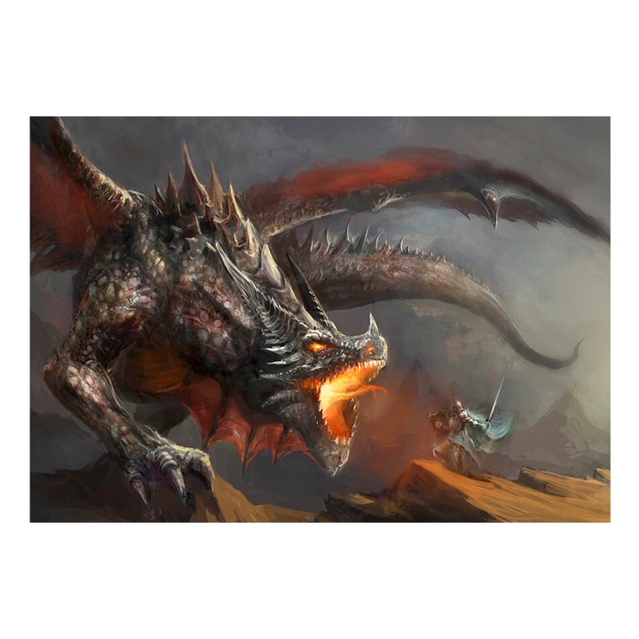 Fototapet Premium - Dragon fire - 450 x 315 cm