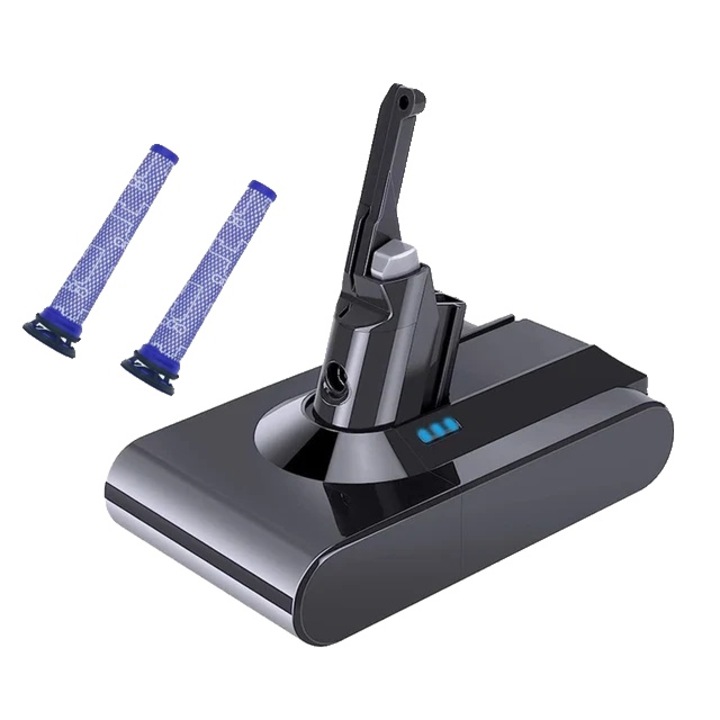 Baterie pentru aspirator, compatibila aspirator Dyson V8, Li-ion 6000mAh 21.6V