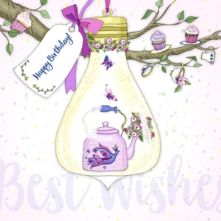 Felicitare Clear Creations, colectia Swarovski, cu cristal, 155x155mm