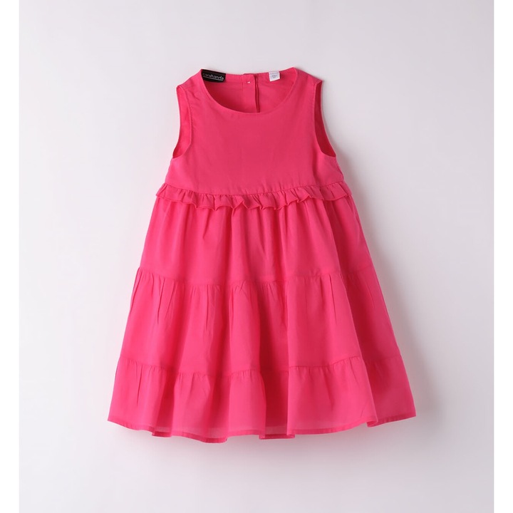 Sima vászonruha lányoknak, Sarabanda, 0,6567, Fukszia