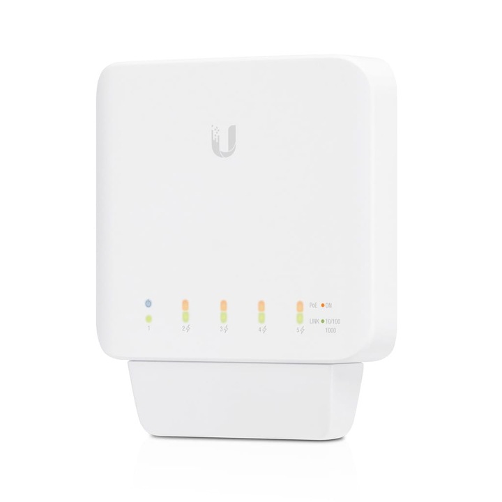 Ubiquiti USW-Flex Switch, 5 Gigabit Ethernet port, PoE++, IP55, 3 db-os készlet, Fehér