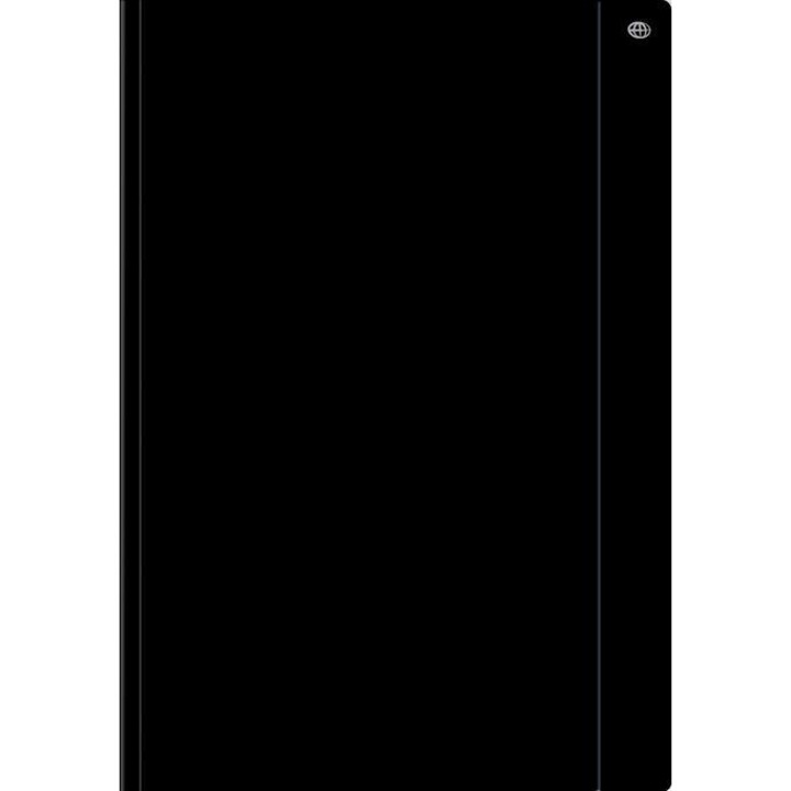 Set de 10 mape cu elastic, Interdruk, A4, negru, 352x238 mm