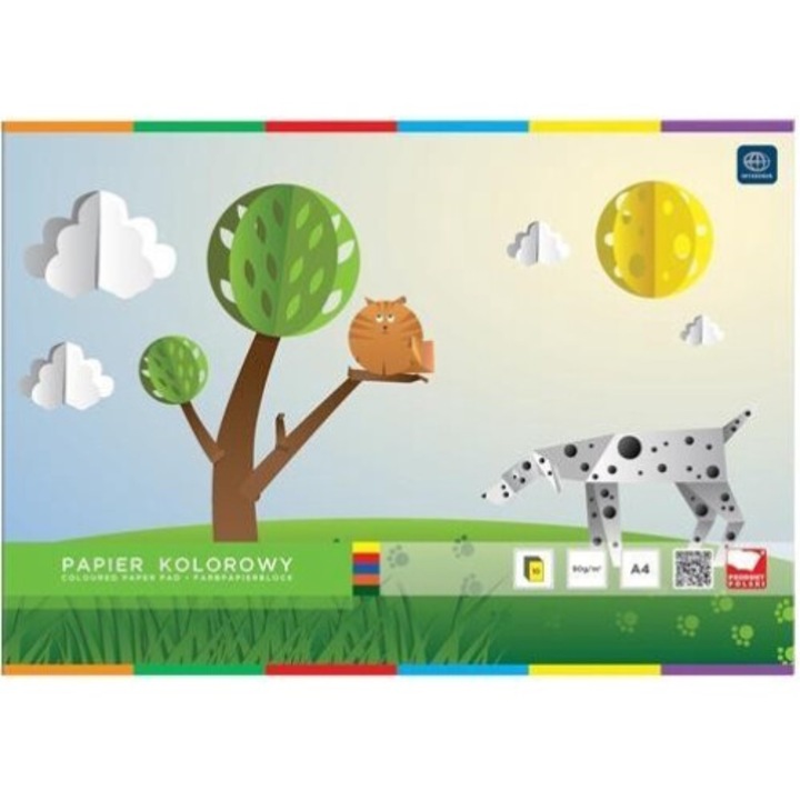 Set de 10 Caiete Colorate, Interdruk, A4, 10 Foi, 301x215mm