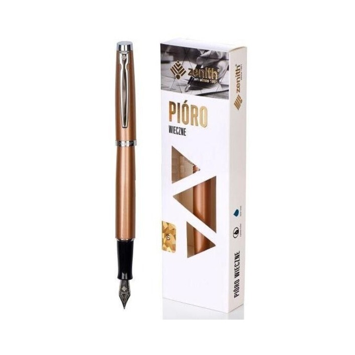 Stilou Zenith 60, metalic, cupru, in cutie