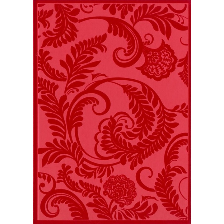 Agenda VELVET Boncahier, 21x29.5 cm, rosu