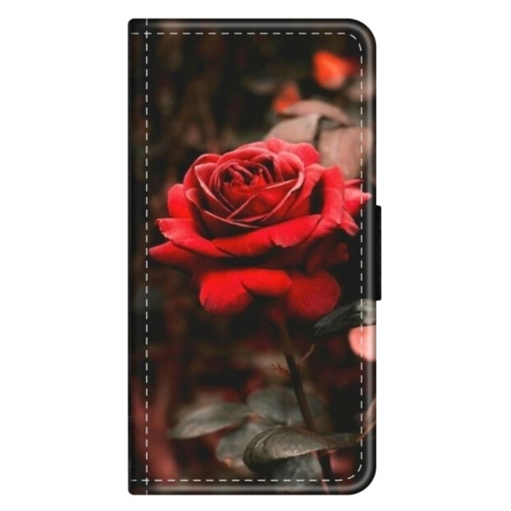 Husa personalizata tip carte HQ Print pentru Xiaomi Redmi Note 12 Pro Plus 4G, model Flowers #12, multicolor, S1D1M0160