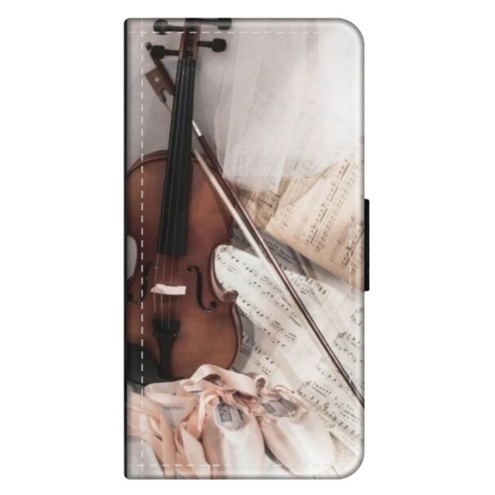 Husa personalizata tip carte HQ Print pentru Huawei P smart 2021, model Violon, multicolor, S1D1M0371