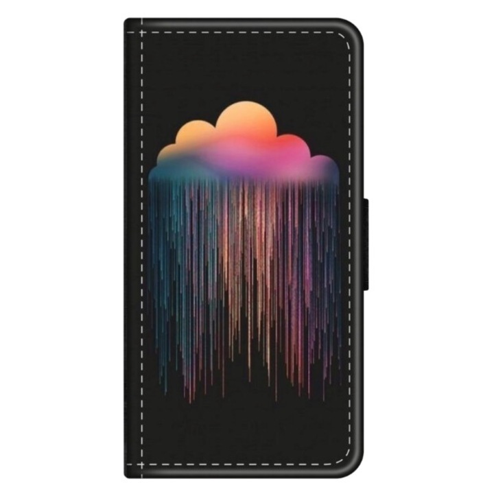 Husa personalizata tip carte HQ Print pentru Xiaomi Redmi Note 12 Pro Plus 4G, model Colorful #3, multicolor, S1D1M0298