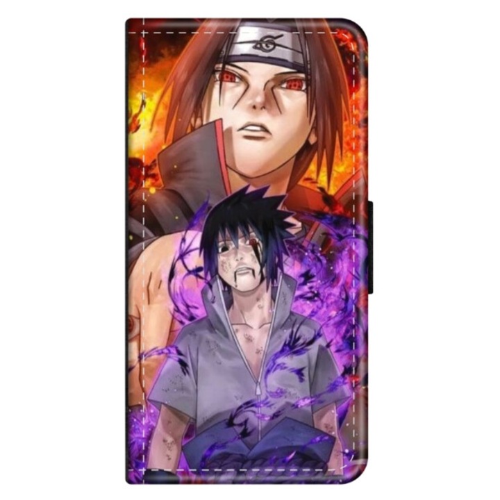 Husa personalizata tip carte HQ Print pentru Xiaomi Redmi Note 12 Pro Plus 4G, model Naruto #3, multicolor, S1D1M0162