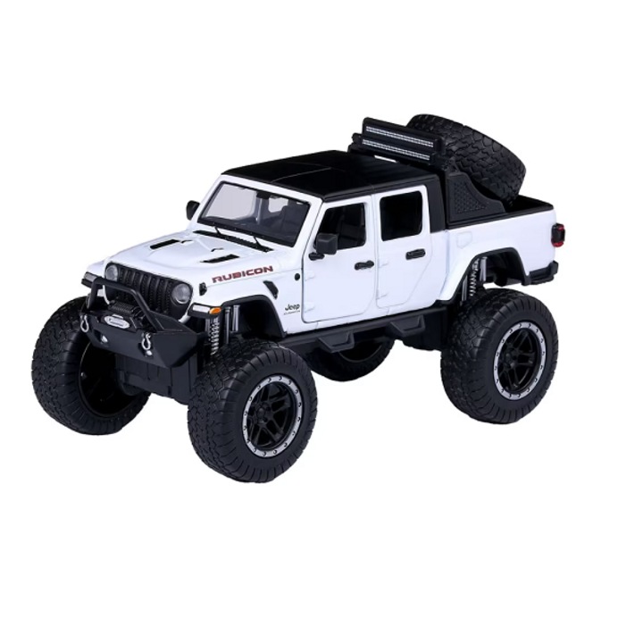 Macheta Jeep Gladiator Rubicon, alb, Motormax 1/24