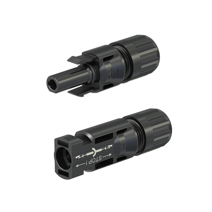 Set conectori solari, StAubli, MC4 Set, 30A, 1000V DC, tata si mama, 20 bucati