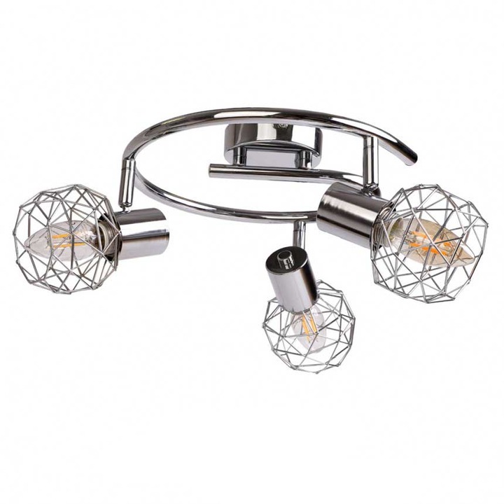 Спот Lightex ELEA, 3xE14, Хром