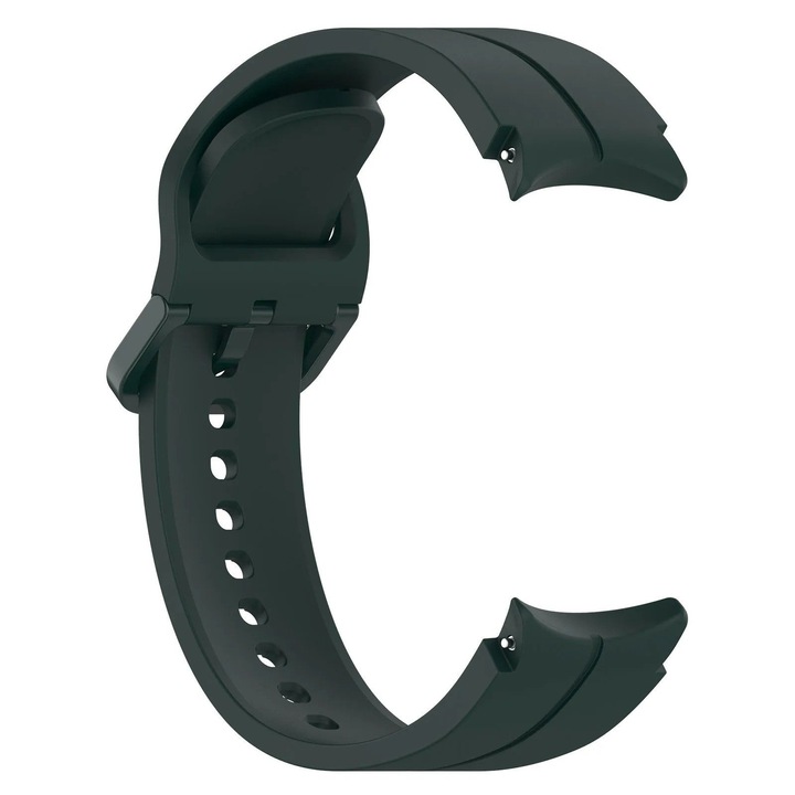 Силиконова каишка Smart Pulse Premium за smartwatch Samsung Galaxy Watch 6/5/4 - 40/44mm, Watch5 Pro 45mm, watch6 Classic 43/47mm, Черна