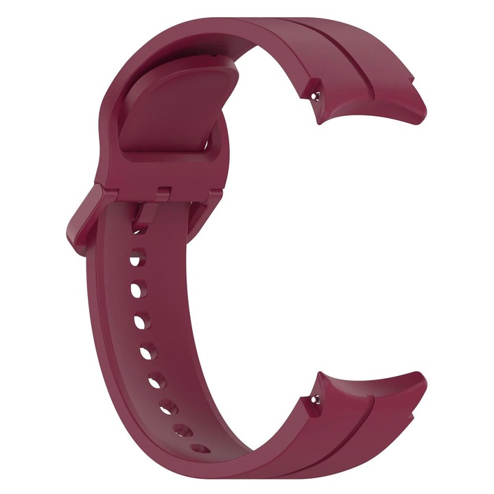Силиконова каишка Smart Pulse Premium за smartwatch Samsung Galaxy Watch 6/5/4 - 40/44mm, Watch5 Pro 45mm, watch6 Classic 43/47mm, Бордо