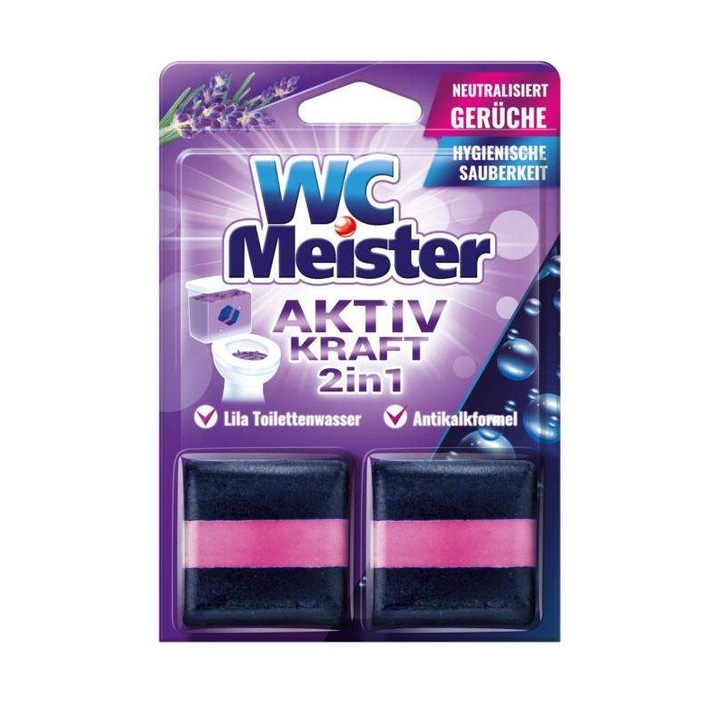 WC-frissítő, WC Meister, levendula, lila
