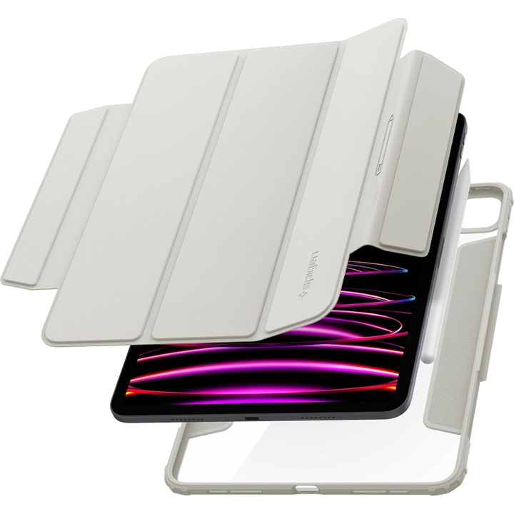 Carcasa Spigen Air Skin Pro pentru iPad Pro 11” 2022/2021/2020/2018, gri