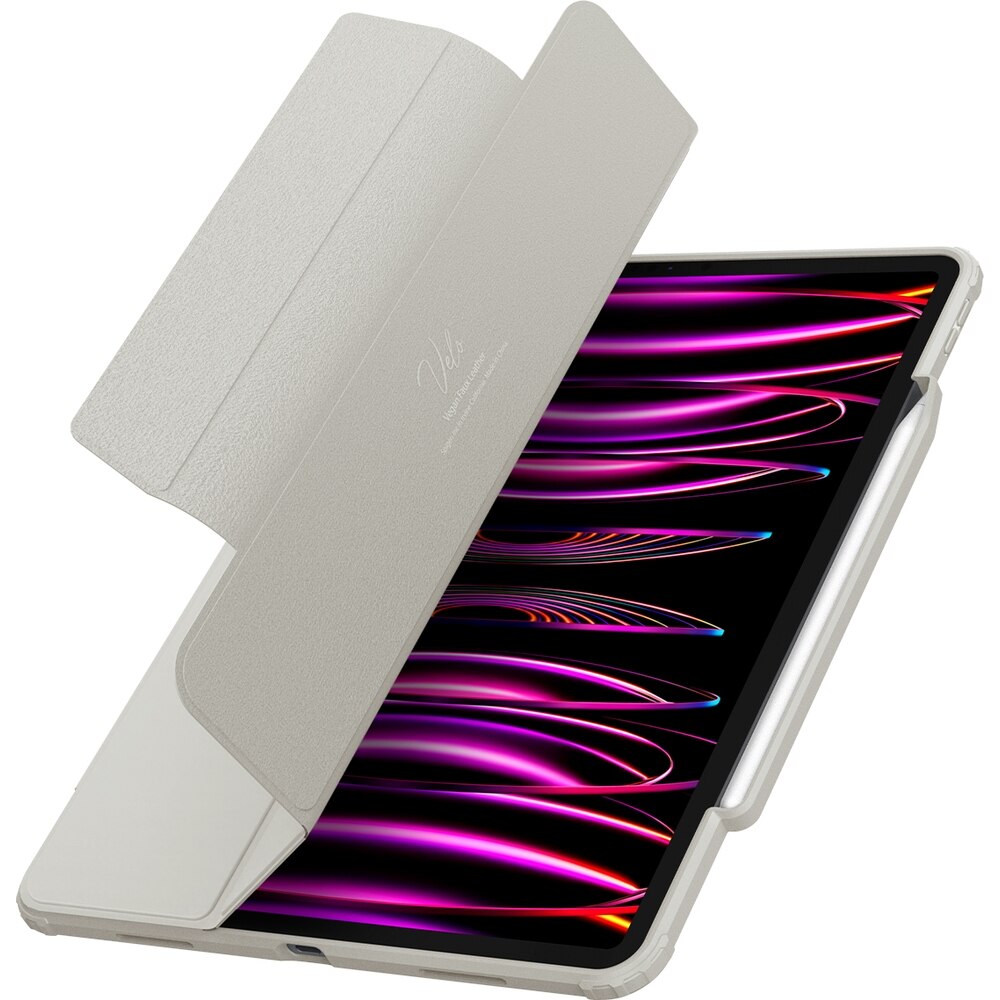 Carcasa Spigen Air Skin Pro pentru iPad Pro 12.9” 2022/2021/2020/2018, gri