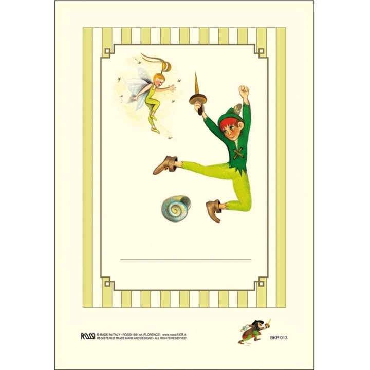 Rossi Pán Péter dekoratív matricakészlet, 6 darab, 120x83mm