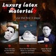Masca Halloween, Imitatie Michael Myers, Latex Natural, Alb, pentru Cosplay si Petreceri