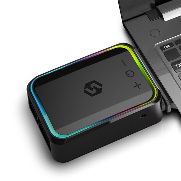 Cooler Laptop, Ventilator Vacuum Extractor de Racire Portabil