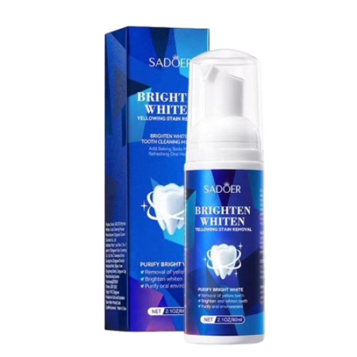 Hab fehérítéshez és fogméregtelenítéshez, CRM, Brighten Whiten, 60 ml