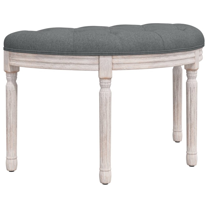 Пейка vidaXL, Тъмносива, 81,5 x 41 x 49 см, 5.8 kg, Текстил
