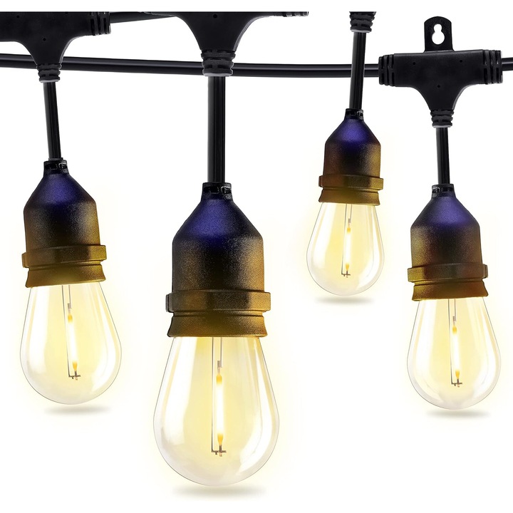 Акумулаторни LED крушки, USB-C зареждане, три режима на светене, 2 бр