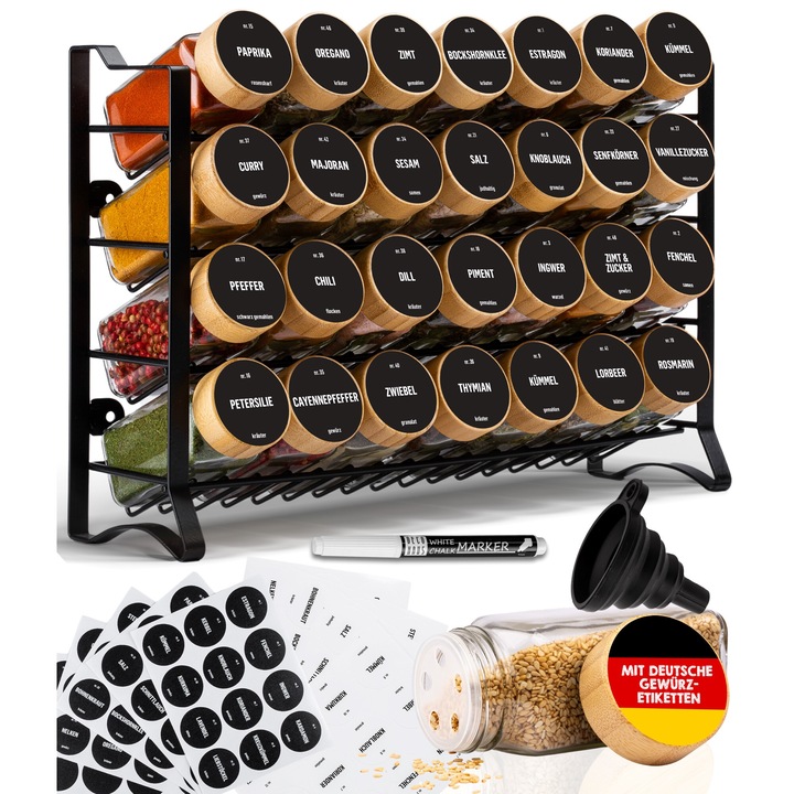 Set Dozatoare condimente, Deco Haus, Multicolor