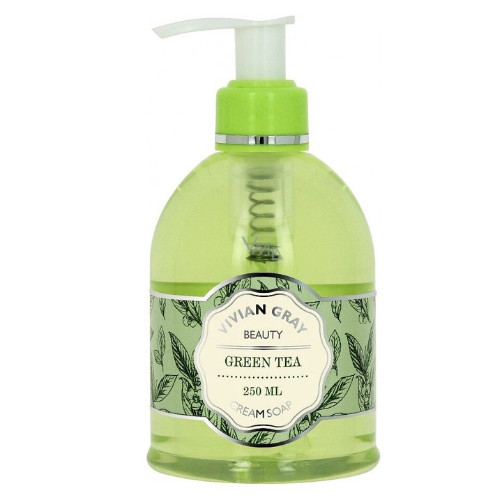 Folyékony szappan Vivian Gray Naturals zöld tea, 250 ml