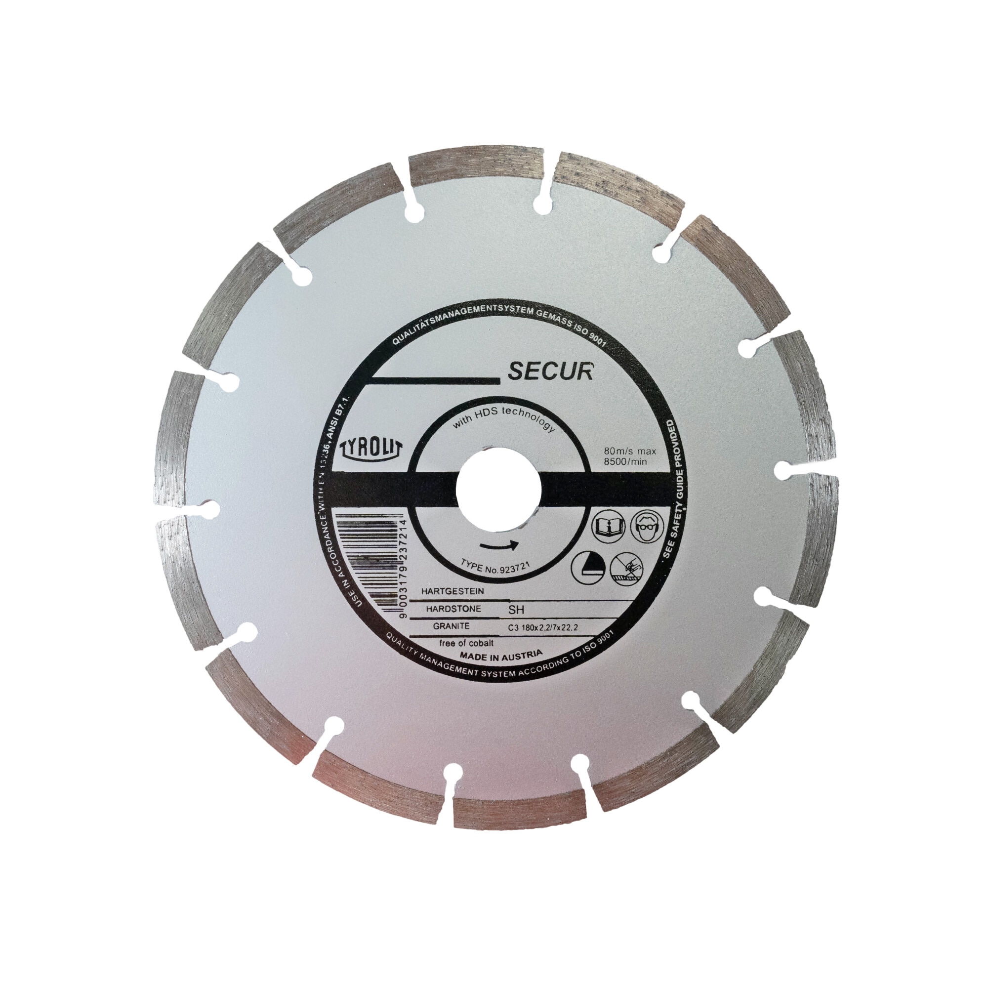 水晶30Kg！！ Disc diamantat taiat granit, 180 x 2.6 x 30 mm - eMAG.ro