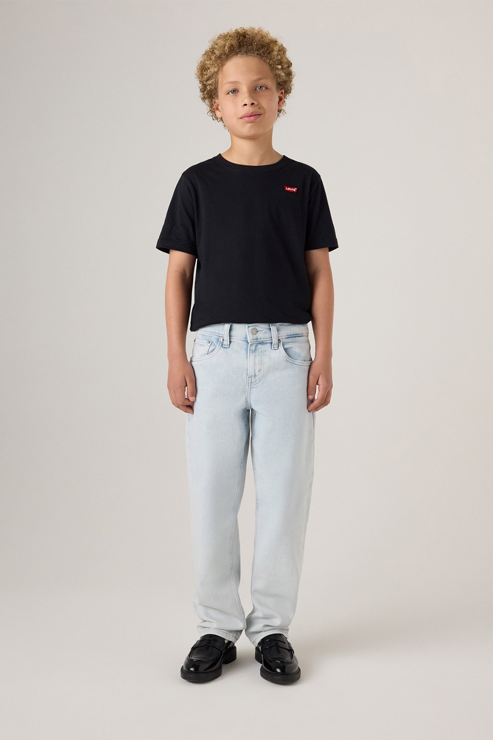 Levi's, Blugi cu croiala dreapta, Albastru deschis, 152 CM