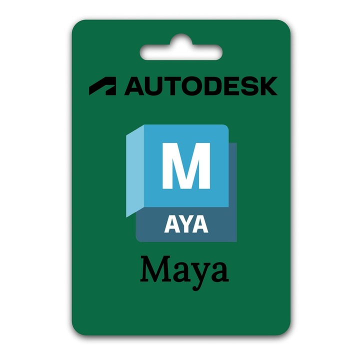 Licenta Autodesk Maya Commercial, software proiectare, asociere cont, valabilitate 1 an