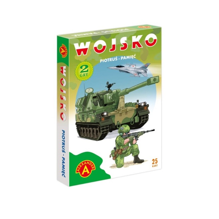 Игра за памет и интелигентност Alexander, Piotrus+Memory, военна тема, 25 карти