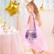 Geanta pentru fete, Printesa Elsa, piele ecologica, purtabila pe umar, violet, 18x15x7cm