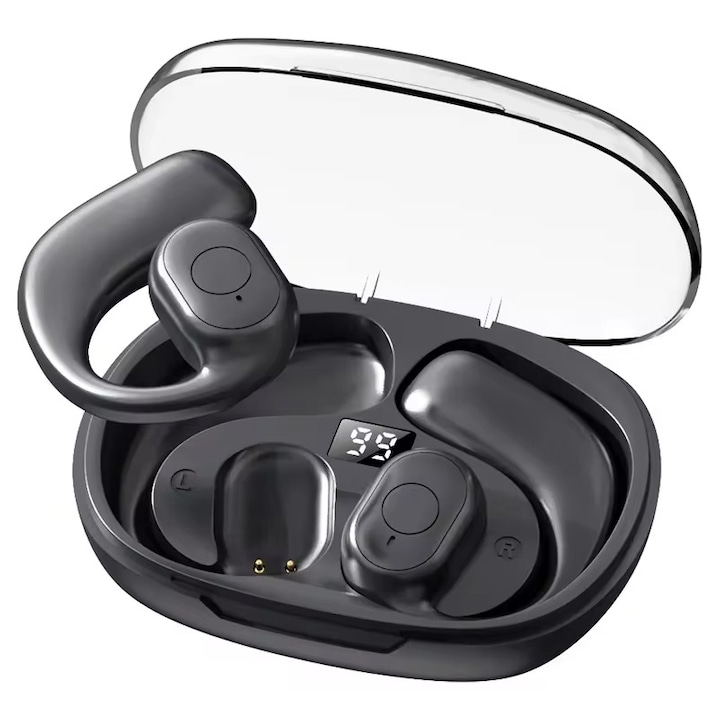 Casti wireless/bluetooth, Pavareal, ABS, 200 mAh, Portocaliu