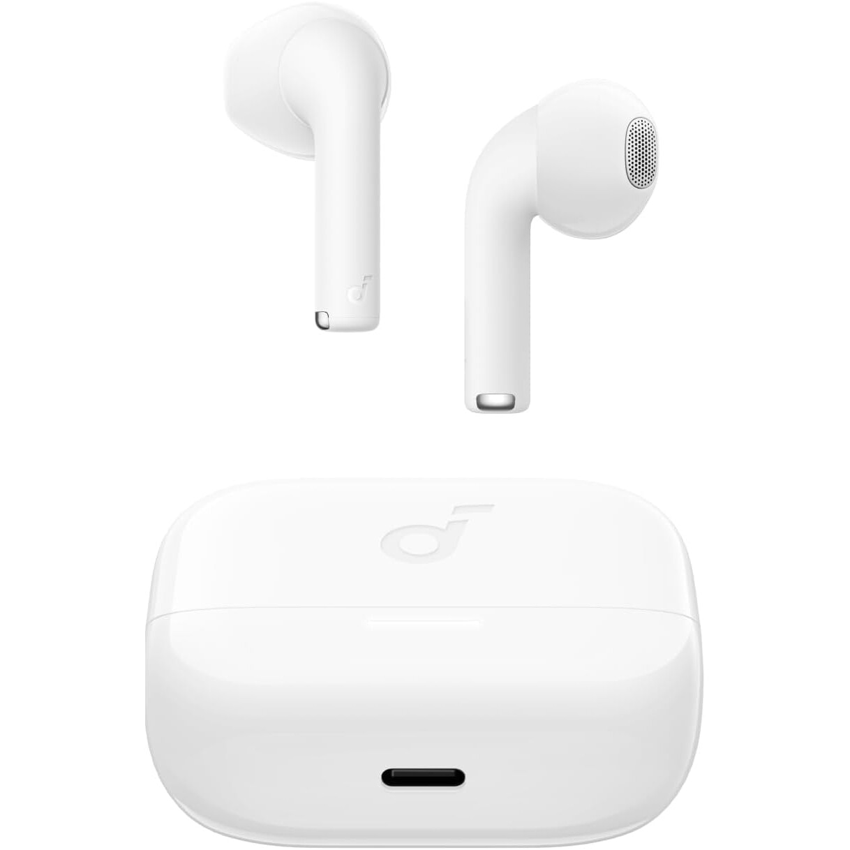 Casti In-Ear Anker Soundcore K20i, Wireless, Bluetooth 5.3, BassUp, IPX5, Autonomie 36 ore, Alb