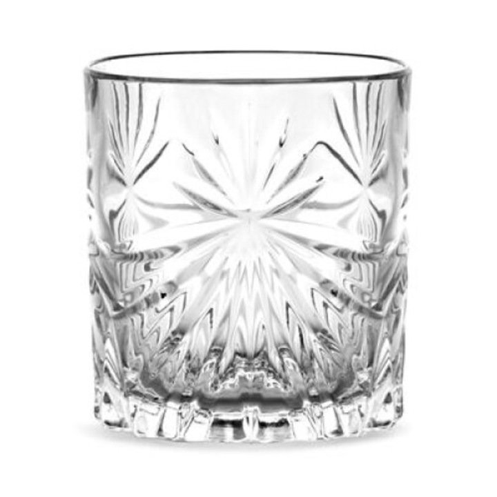 Комплект от 6 чаши за уиски, Bohemia Prestige, Crystal Glass, 320 ml, 9.3 cm, прозрачни