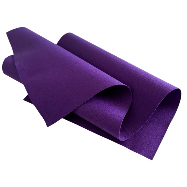 Fetru, pasla moale 1mm 50X55cm, mov
