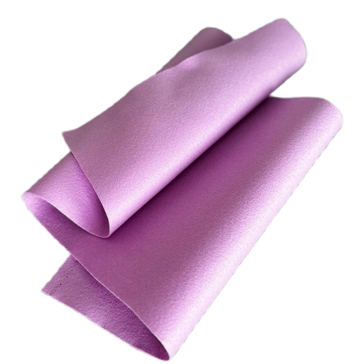 Fetru, pasla moale 1mm 50X110cm, mov deschis