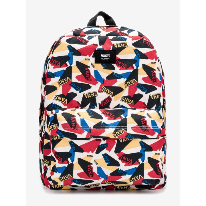 Fehér hátizsák, VANS, old skool III bac pop logóval
